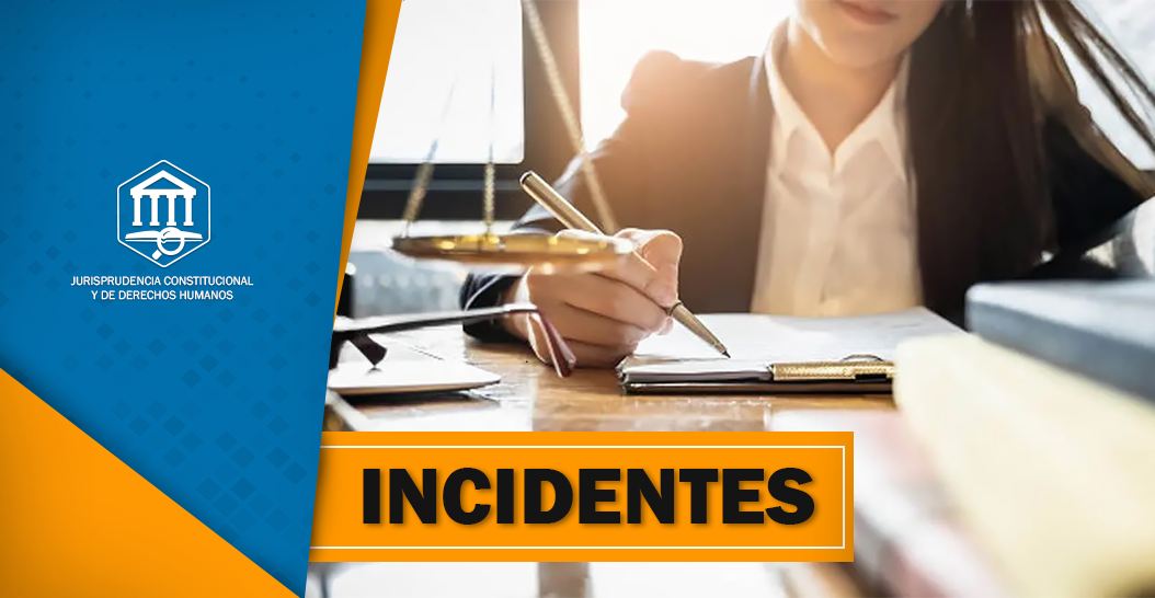 INCIDENTES